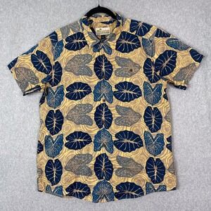 Patagonia Pataloha Shirt Mens L Kalo Pampas Tan Malihini Hawaiian